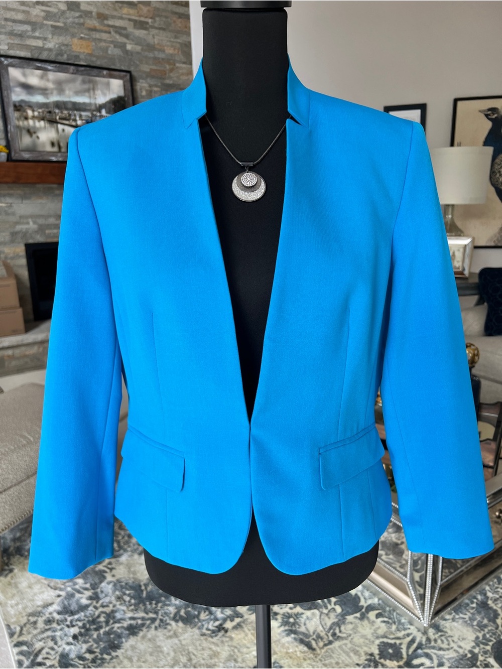 Jones Studio Women's Vibrant Blue Blazer